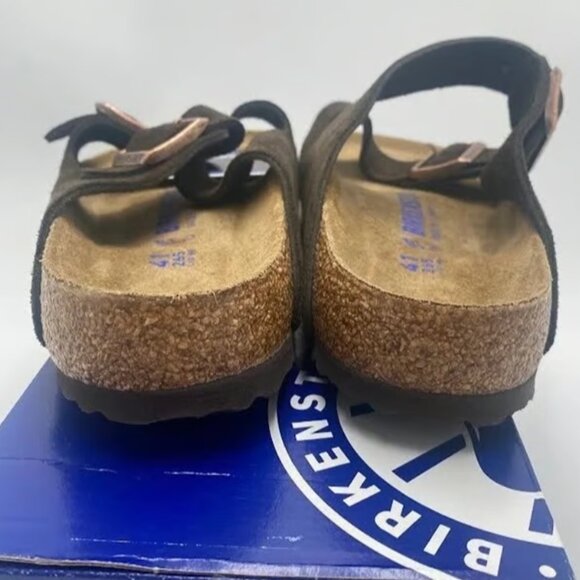 Birkenstock Arizona Bs Soft Footbed Mocca Suede 41 Reg - Picture 4 of 10